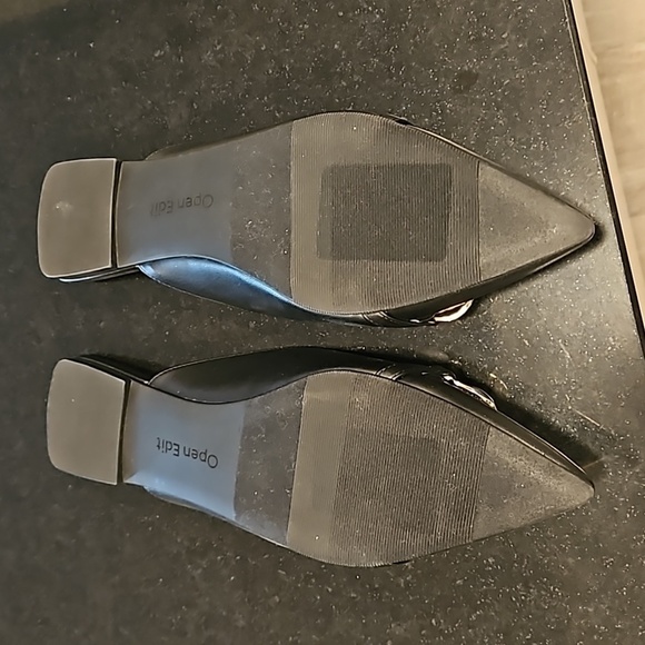 💕NORDSTROM OPEN EDIT💕 Kristin Pointed Toe Mule ~ Black 38 NWT - Picture 12 of 15